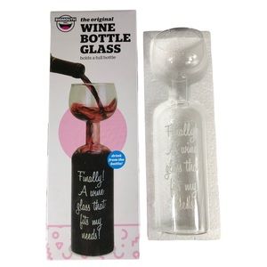 🆕 The Original Wine Bottle Glass Holds One Full Bottle of Wine